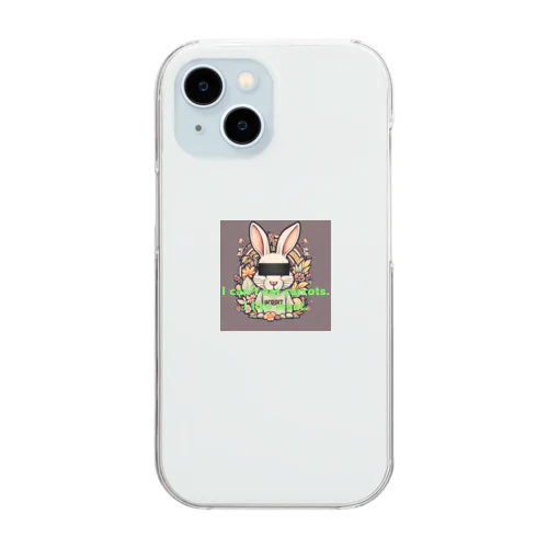 ニク脱兎 Clear Smartphone Case