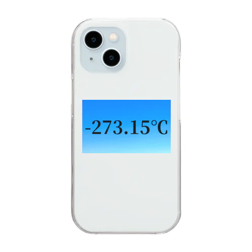 絶対零度 Clear Smartphone Case