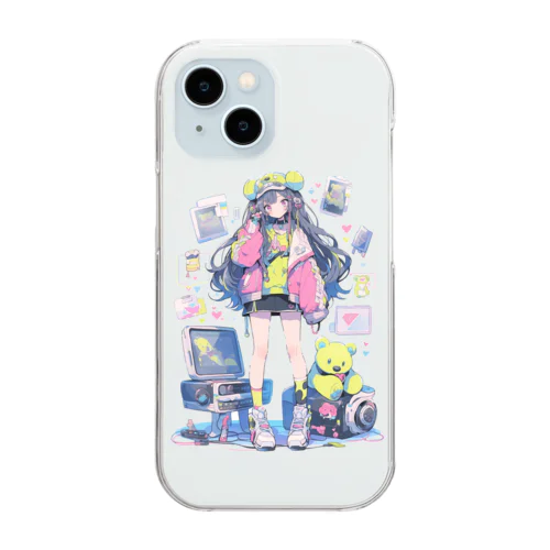 ガジェットガール Clear Smartphone Case