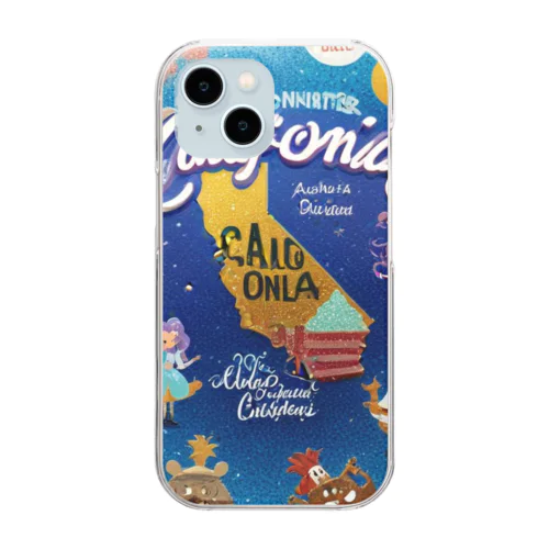 ♡California♡ice cream♡ Clear Smartphone Case