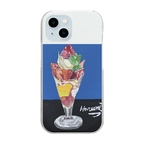 いちごパフェ Clear Smartphone Case