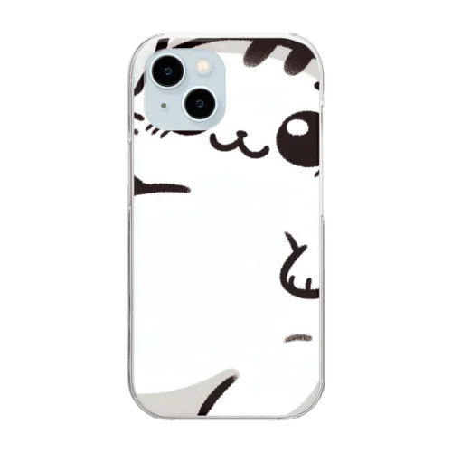 お腹のでてる猫20 Clear Smartphone Case