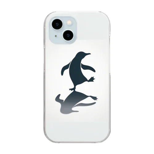 ダンシングペンギン Clear Smartphone Case