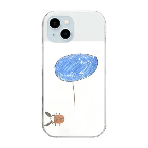 くわがたくん Clear Smartphone Case