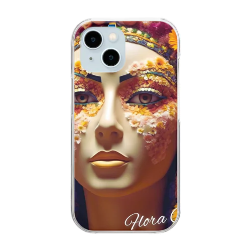 Flora Cleo「フローラ・クレオ」 Clear Smartphone Case