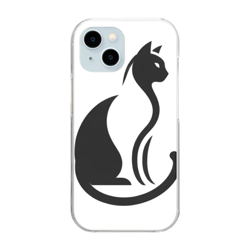 【猫好き必見！】おしゃれな猫グッズコレクション Clear Smartphone Case