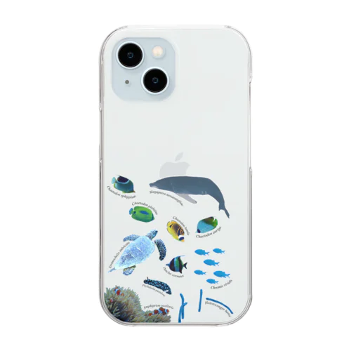 沖縄の海の生き物 Clear Smartphone Case