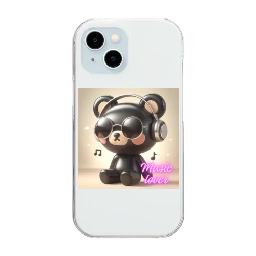 ビート・ベアー Clear Smartphone Case