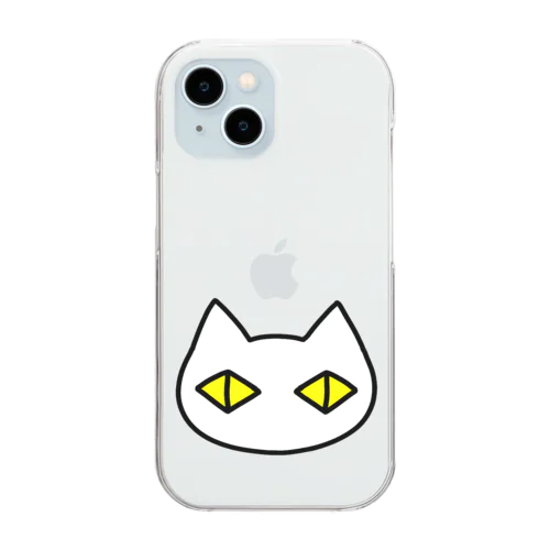 黒猫ボディーガード まもられているほう 002 Clear Smartphone Case