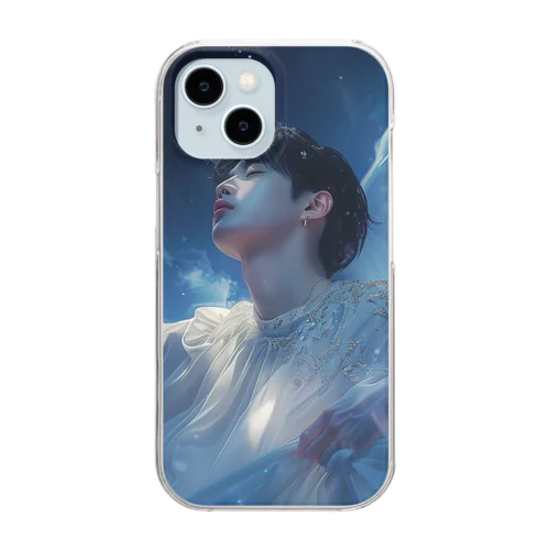 夜空の天使 Clear Smartphone Case