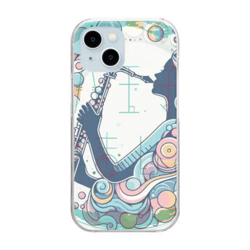 テナーサックス ６ Clear Smartphone Case