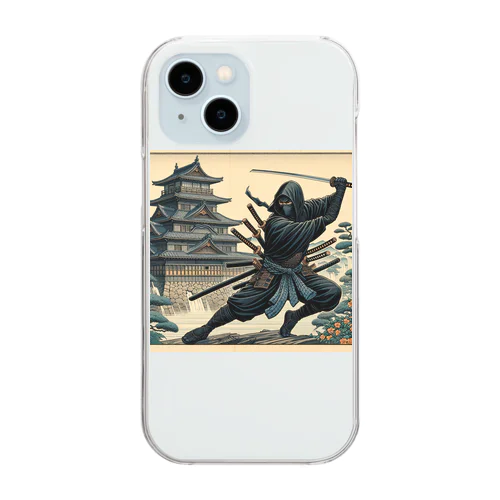 Shadow Dance: Ninja and the Old Castle -Shinobi-  Clear Smartphone Case