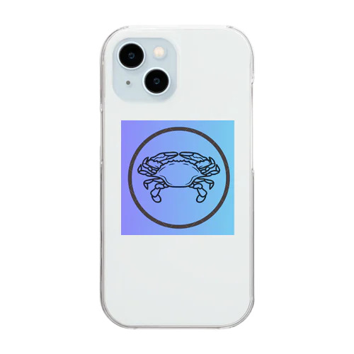 ガザミ Clear Smartphone Case