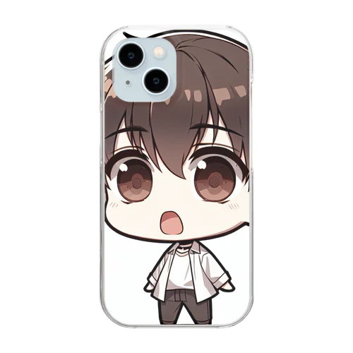 ただの男の子 Clear Smartphone Case