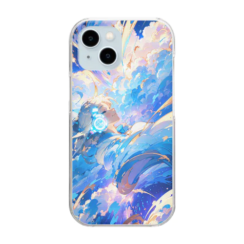 雲の中 Clear Smartphone Case