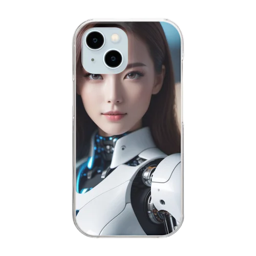 美人ＡＩロボット Clear Smartphone Case