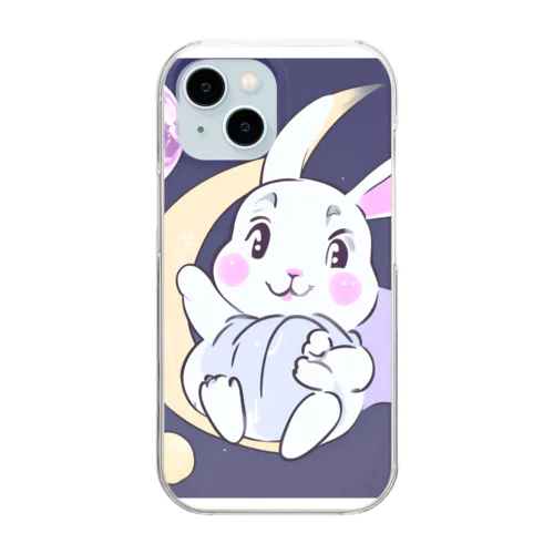 うさぴょん Clear Smartphone Case