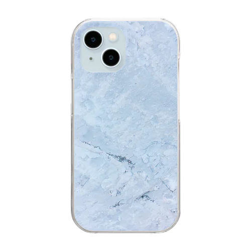 石の模様-1 Clear Smartphone Case