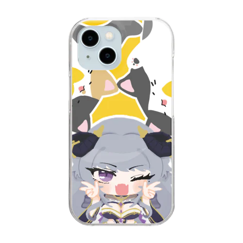 如月家SDイラスト Clear Smartphone Case