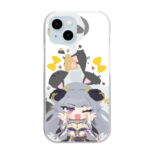 如月家SDイラスト Clear Smartphone Case