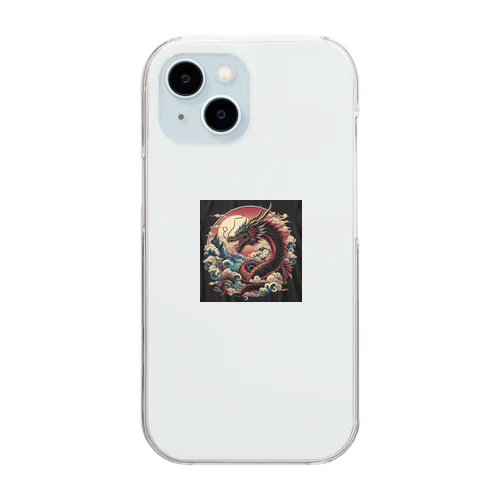 赤き龍　 Clear Smartphone Case