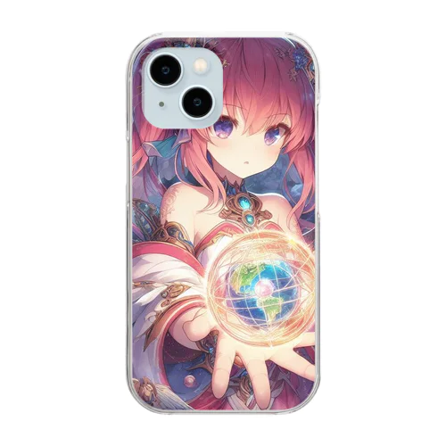 エンジェル Clear Smartphone Case