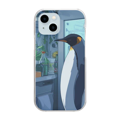 ペンギンの生活 Clear Smartphone Case