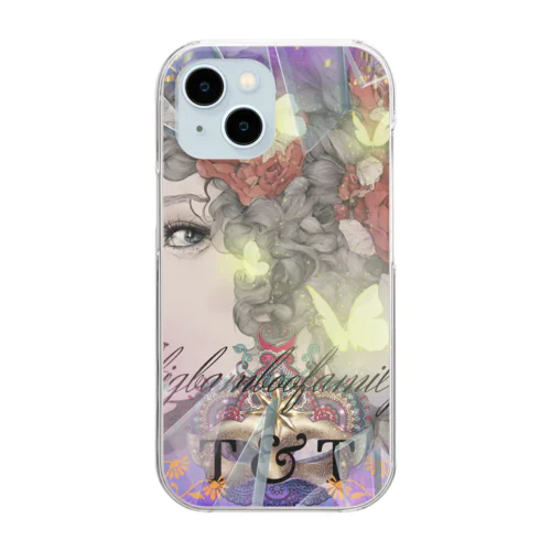 中世ヨーロッパの美女 Clear Smartphone Case