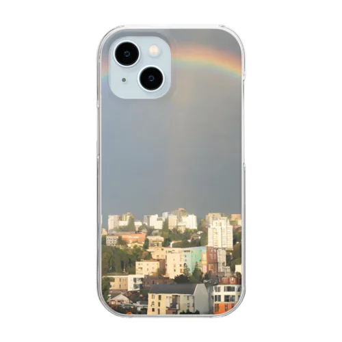虹の街 Clear Smartphone Case
