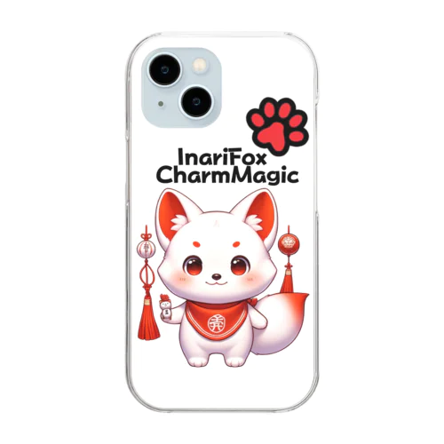 Inari Fox Charm Magic～稲荷の狐2-5 Clear Smartphone Case