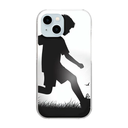 サッカー少年２ Clear Smartphone Case