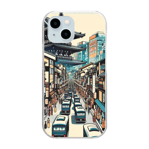 東京時代 Clear Smartphone Case