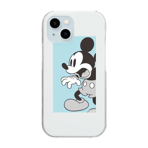 ノスタルジックな魅力が詰まった、レトロ感満載のミッキーマウス Clear Smartphone Case