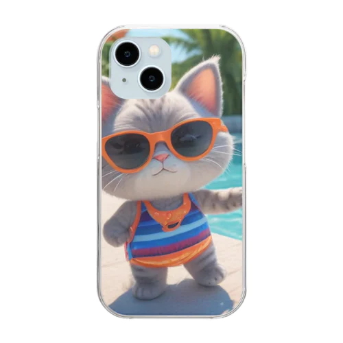 Fun cat ★ Clear Smartphone Case