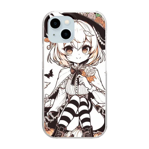 Foxgirl.halloween.1 Clear Smartphone Case