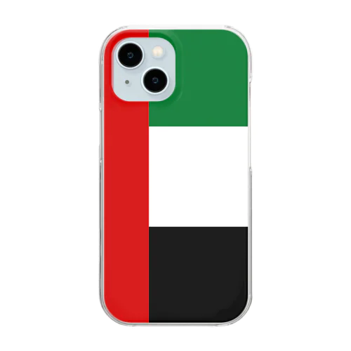 アラブ首長国連邦の国旗 Clear Smartphone Case