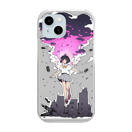 終末廃墟の冒険 Clear Smartphone Case