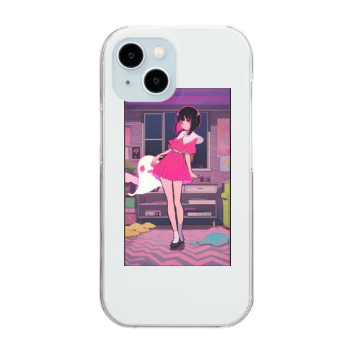 ゴーストGIRL Clear Smartphone Case