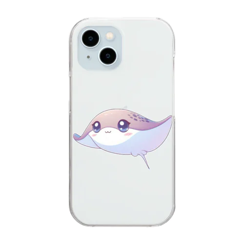 まるまるエイちゃん② Clear Smartphone Case