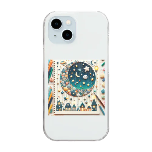 夜空の煌き✨ Clear Smartphone Case