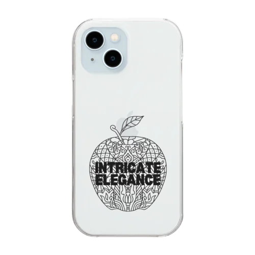 Intricate Elegance「精緻な優雅さ」 Clear Smartphone Case