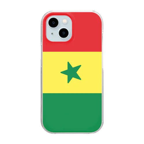 セネガルの国旗 Clear Smartphone Case