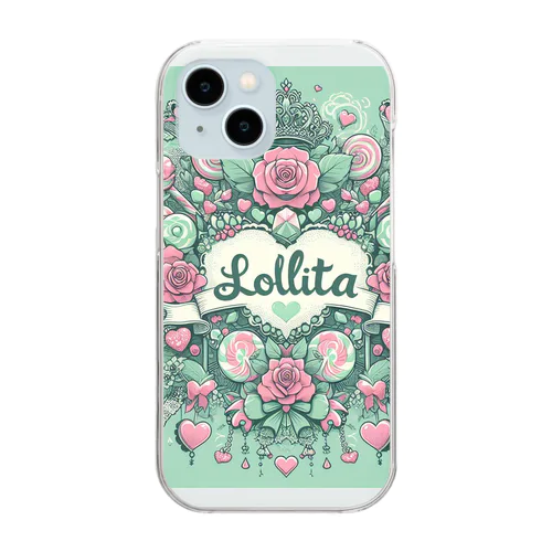 Sweet Lolita 🍭 ミントグリーン Clear Smartphone Case