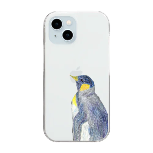 皇帝ペンギン　ひとり Clear Smartphone Case