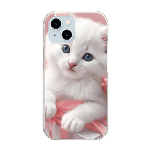 姫ねこ Clear Smartphone Case