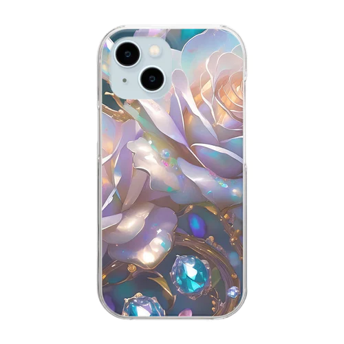 ジュエリー・ローズ🌹 Clear Smartphone Case