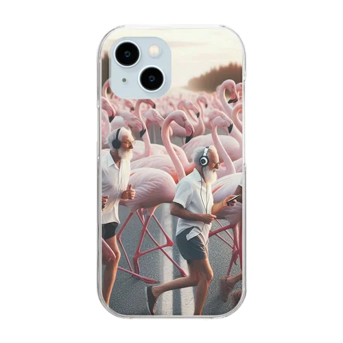 Flamingo RUN Clear Smartphone Case