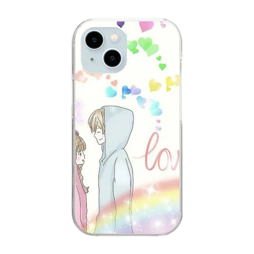 恋っていいなぁ Clear Smartphone Case