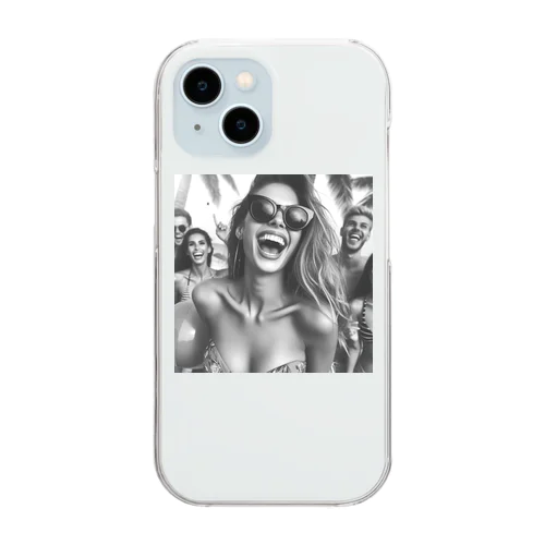 Summer Party Clear Smartphone Case