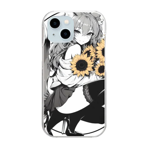 Foxgirl.summer.3 Clear Smartphone Case